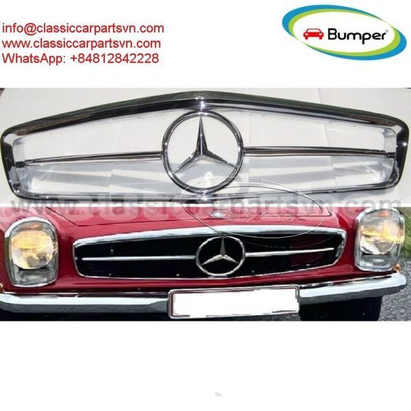 Big with watermark mercedes pagode w113 grill 1963 1971 1