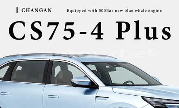 Buy New Changan CS75 Black Car in Ahunabayev in Andijon