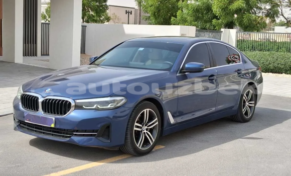 Buy Used BMW 5–Series Blue Car in Tashkent in Toskent