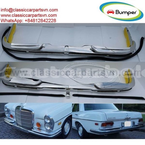Big with watermark mercedes benz w108 w109 bumpers with rubber 1